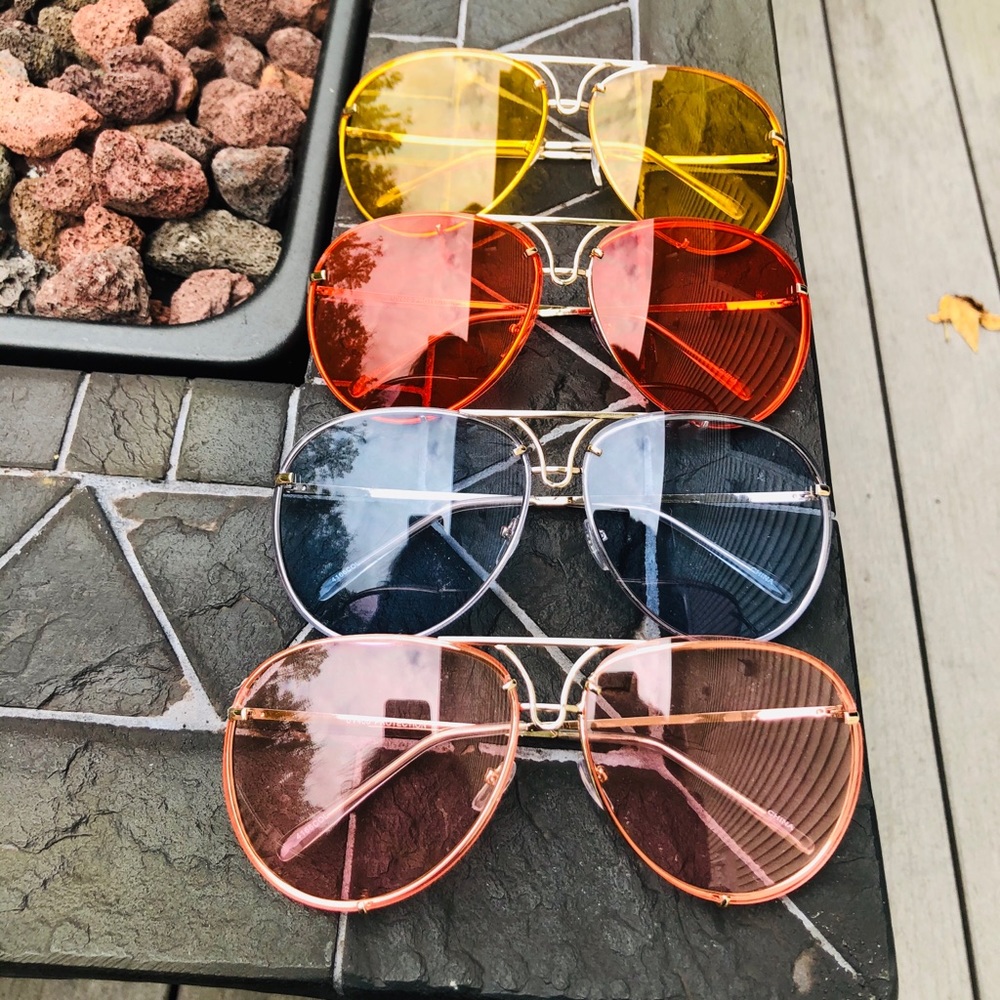 Bright Aviator Sunglasses